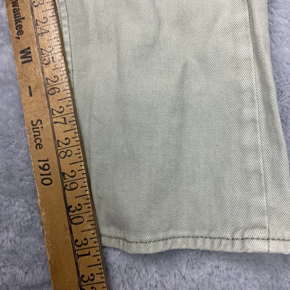 RVCA Jeans Mens Daggers Fit 32 Green‎ Slim Straight Leg